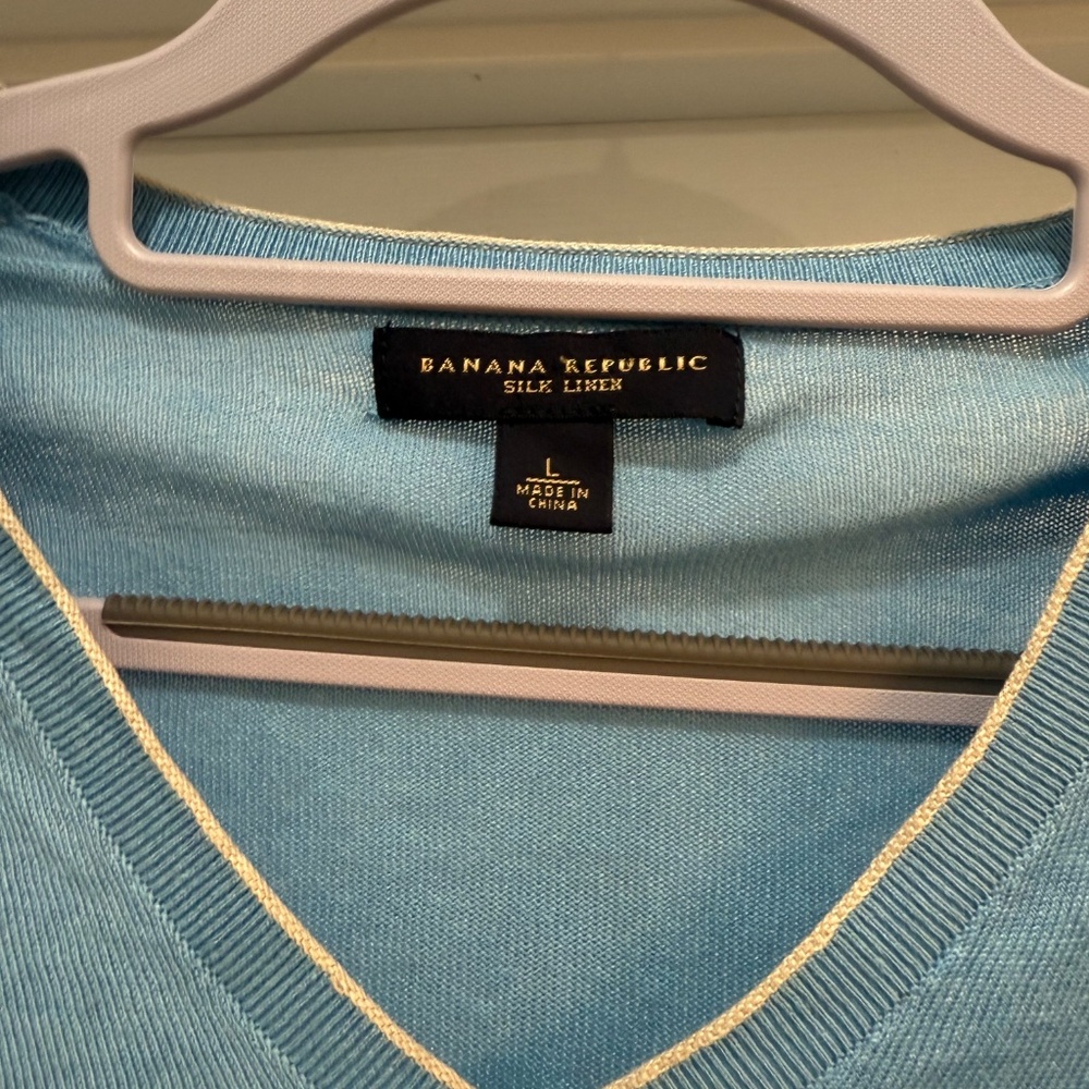 Banana Republic Pullover Sweater – Size L, Silk/Linen - Picture 3 of 6